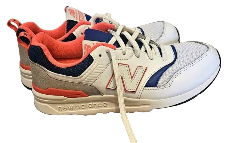 New Balance 997H Color Block Sneakers – Big Kid Youth US 7 – White Blue Pink