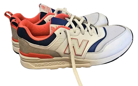New Balance 997H Color Block Sneakers – Big Kid Youth US 7 – White Blue Pink