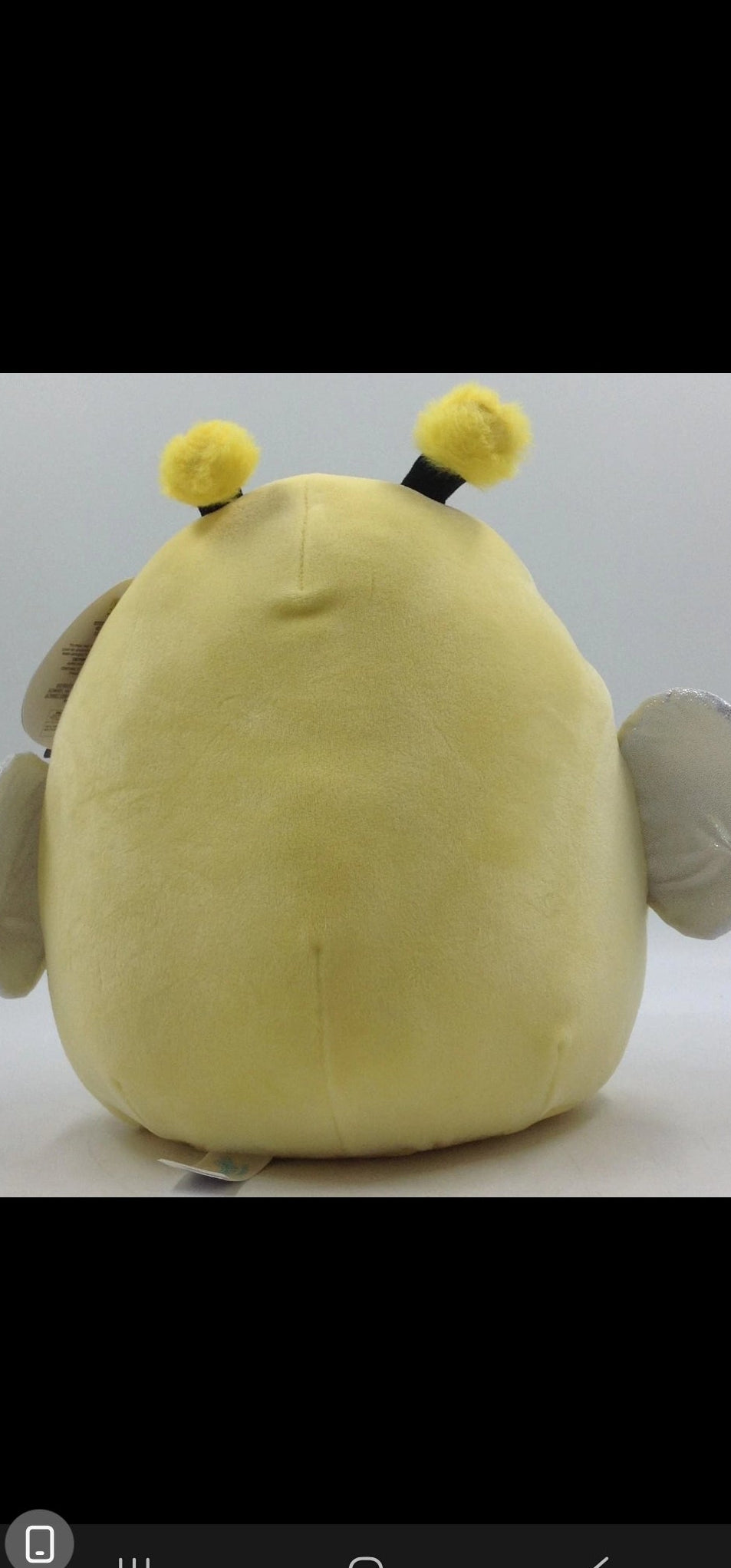 Squishmallows Sunny the Bee 8" Plush - Yellow Bumblebee Silver Wings Kellytoy