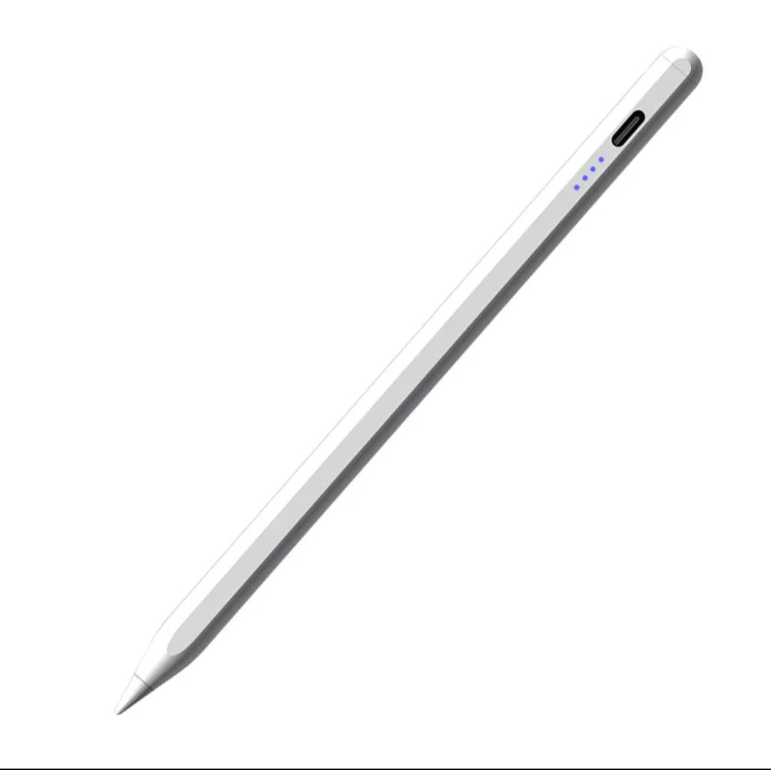 Active Stylus Pen for Apple iPad Air / Pro / Mini – White Digital Pencil with 2 Extra Nibs & Charger