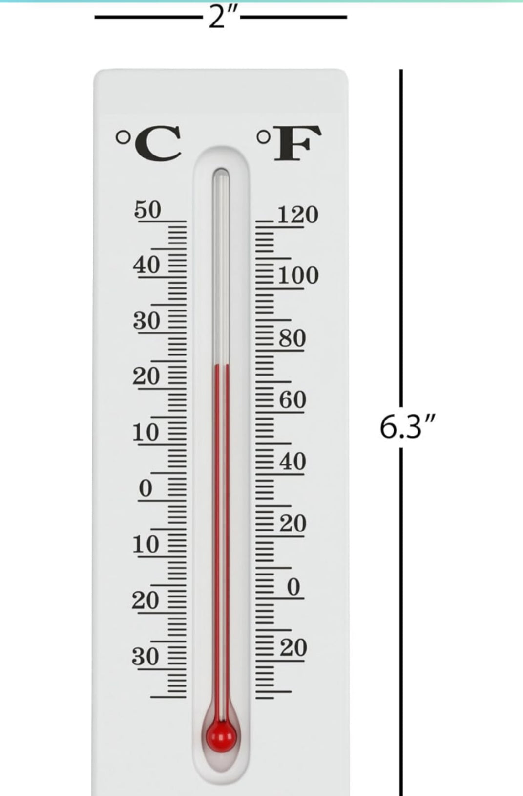 Hide a Key for House Car Keys- Temperature Reading Indoor and Outdoor Working Wall Mount Thermometer with Key Storage by Stalwart