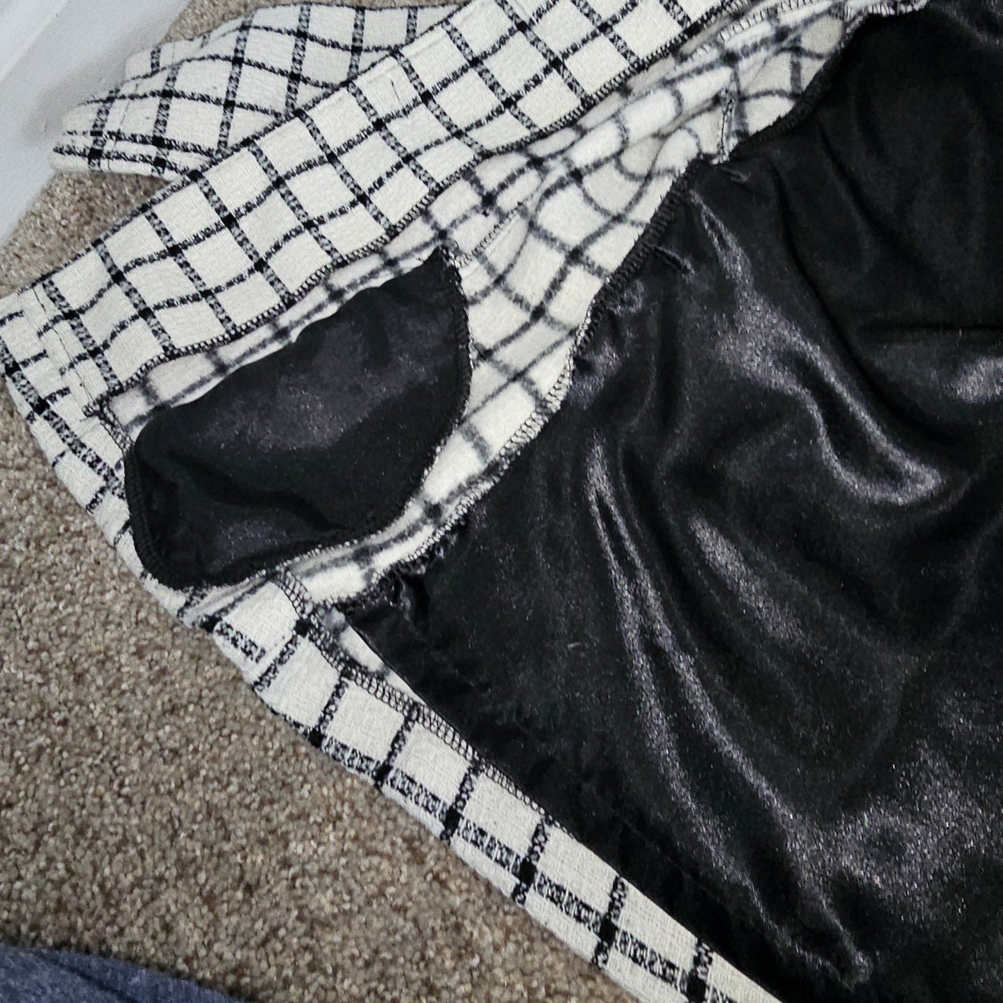 Bailey’s Blossoms Girls Plaid Dress Coat Jacket Black White Size 5T