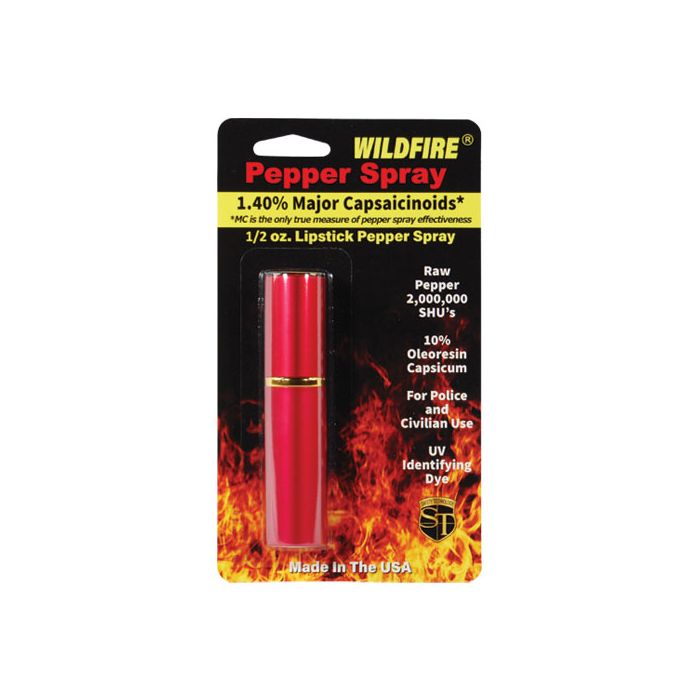 WildFire 1.4% MC Lipstick Pepper Spray Red