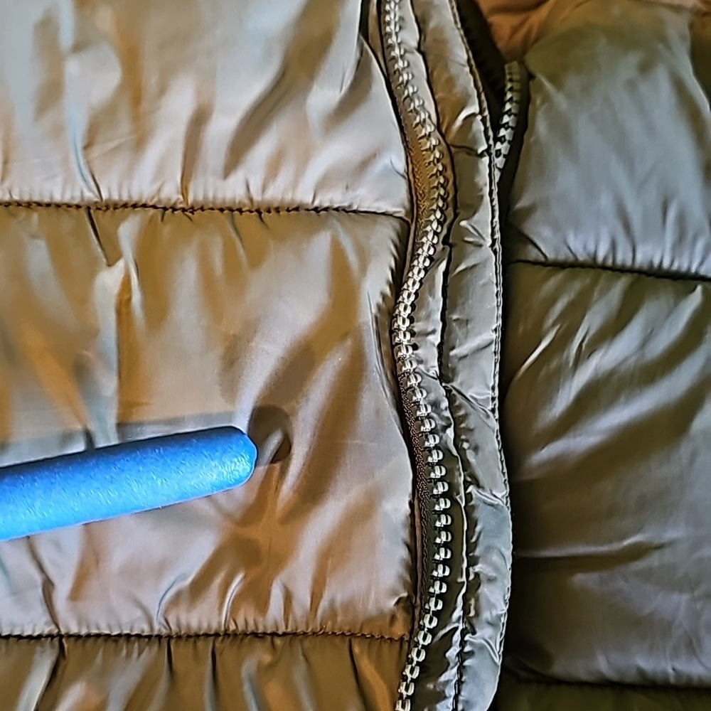 Green puffer jacket time and‎ tru XL
