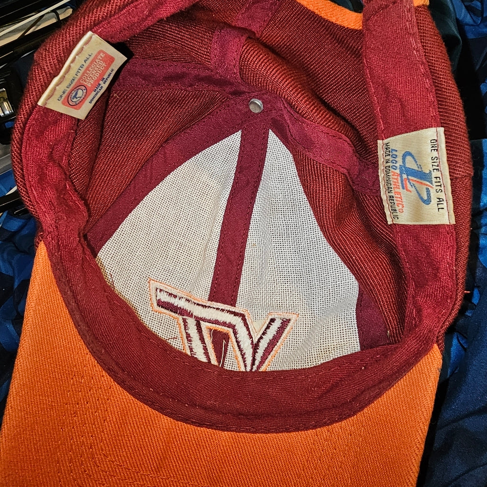 VT Hokies Cap in Maroon and Orange
